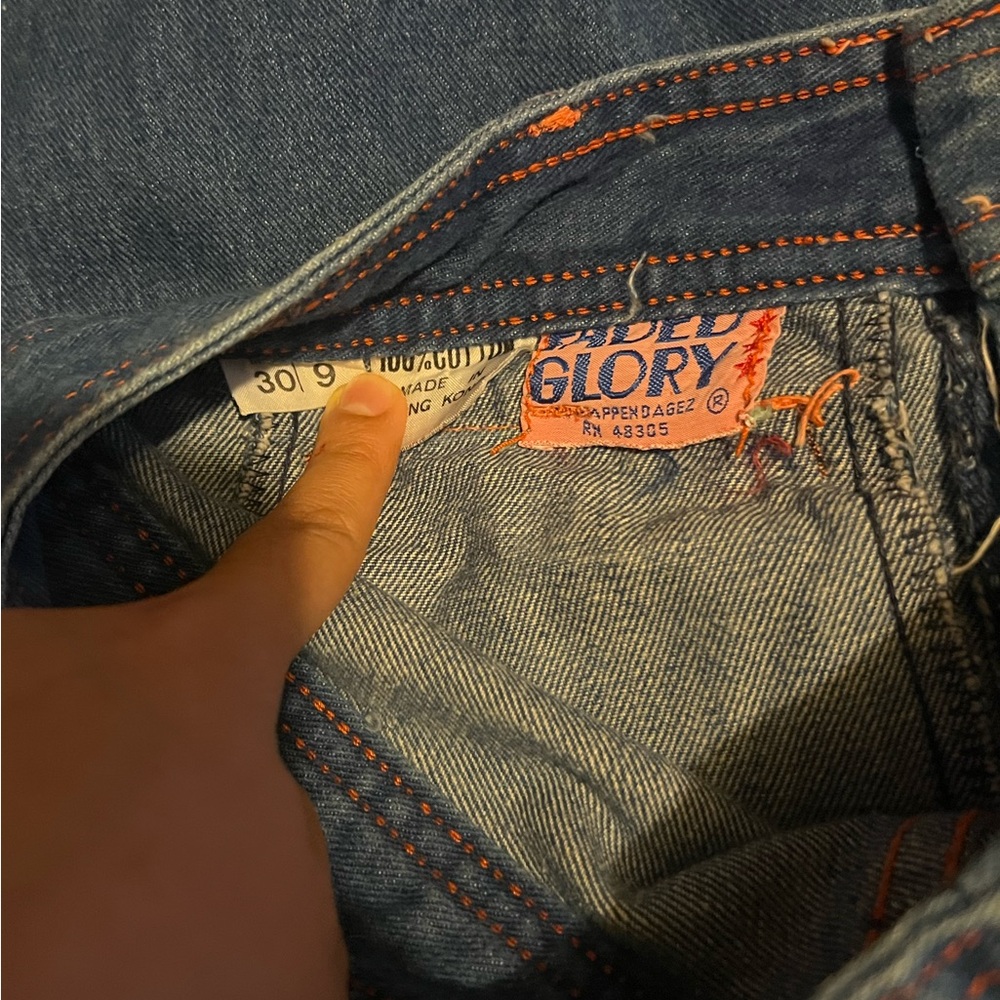 70s Star Leather Patch Bellbottoms - image 6